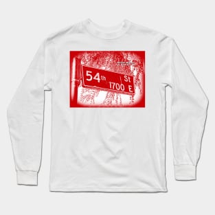 54th Street, Los Angeles, California DEL RIO RED by Mistah Wilson Long Sleeve T-Shirt